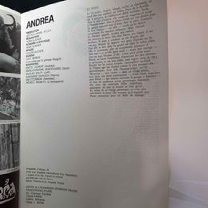 Affiche et synopsis du film Andréa - photo numéro 8