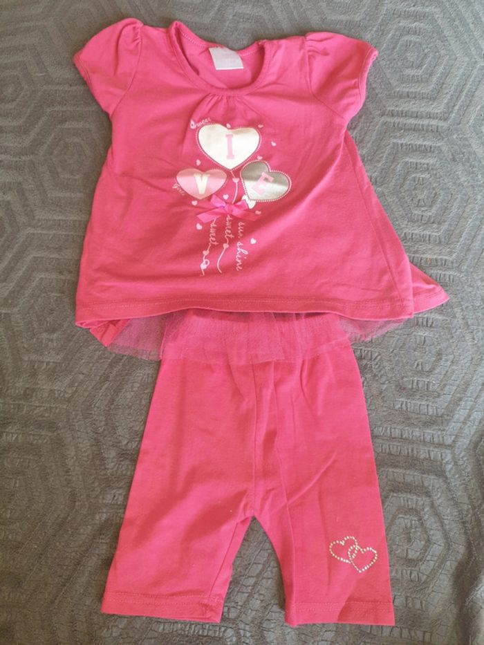 Ensemble tshirt legging 12mois