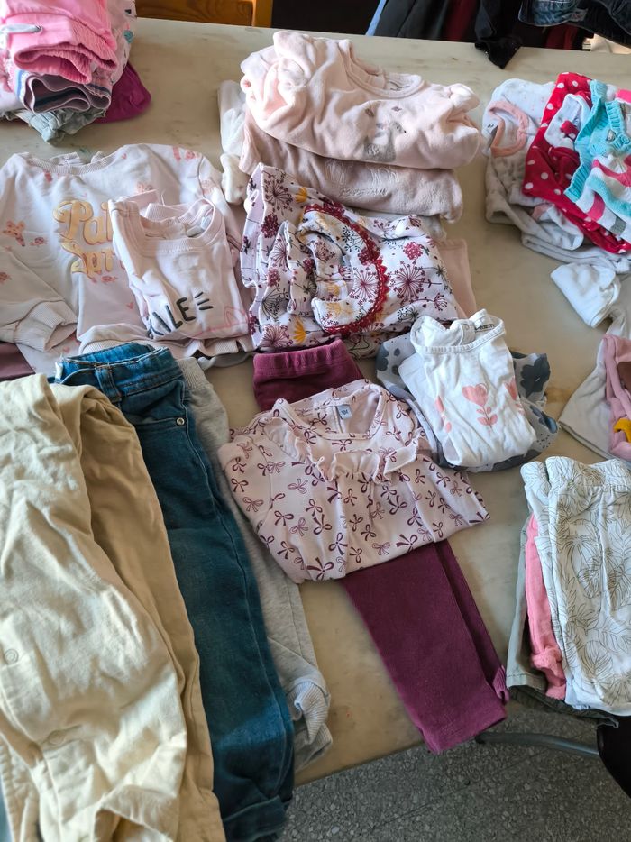 Lot vêtements fille 18 mois été hiver - photo numéro 2
