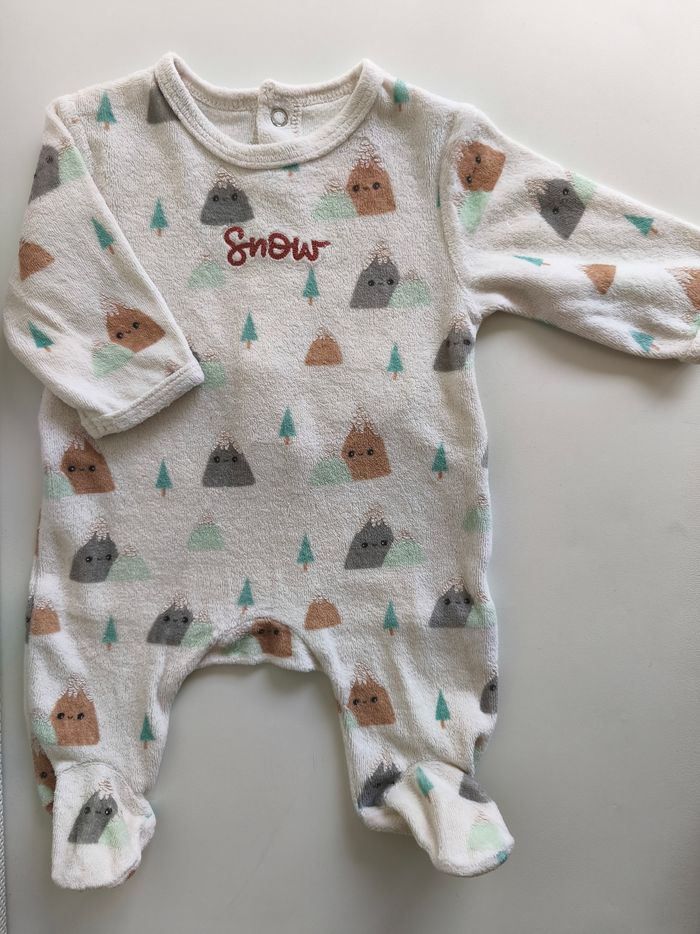 Lot de 2 pyjamas 1 mois - photo numéro 4