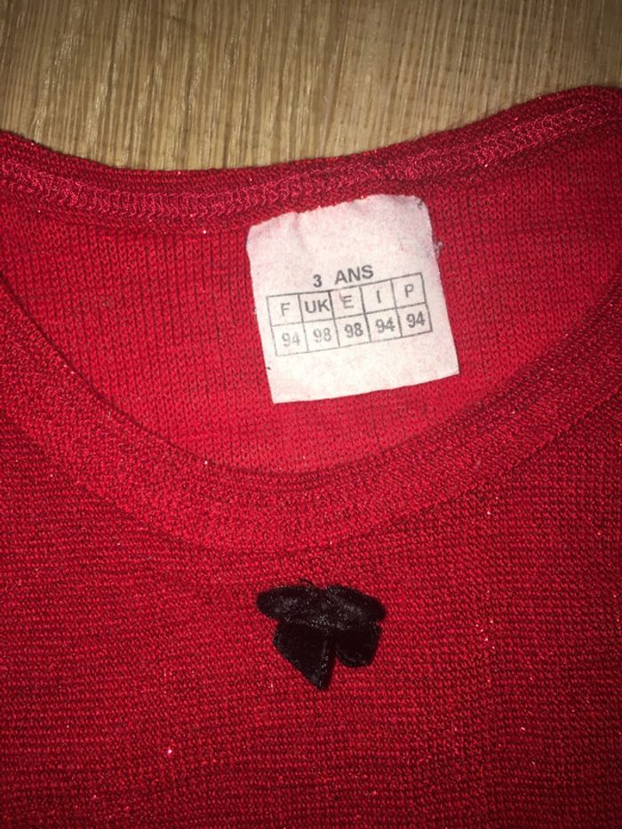 Top manche longue rouge - photo numéro 3