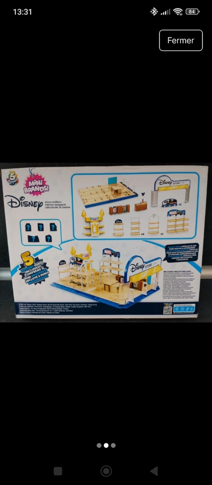 Boîte magasin mini brands Disney store magasin - photo numéro 2