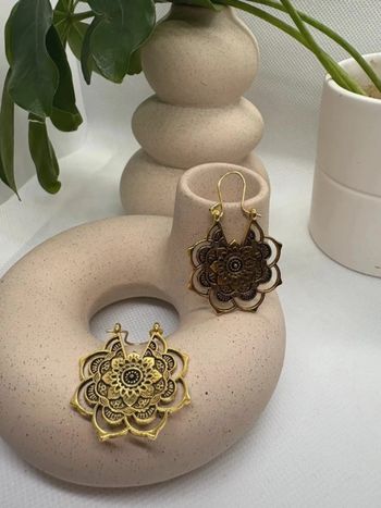 Boucle d'oreille style bohème