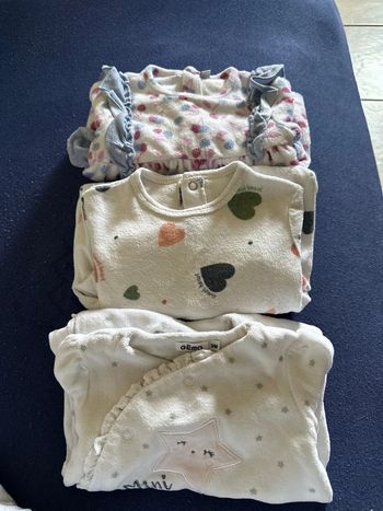 Lot pyjamas bébé fille