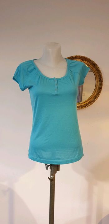 Tee-shirt turquoise