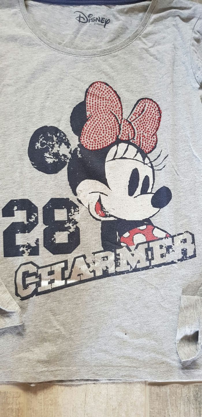 Tee shirt manches longues Disney Minnie - photo numéro 2