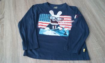 polo manches longues Lapins Crétins