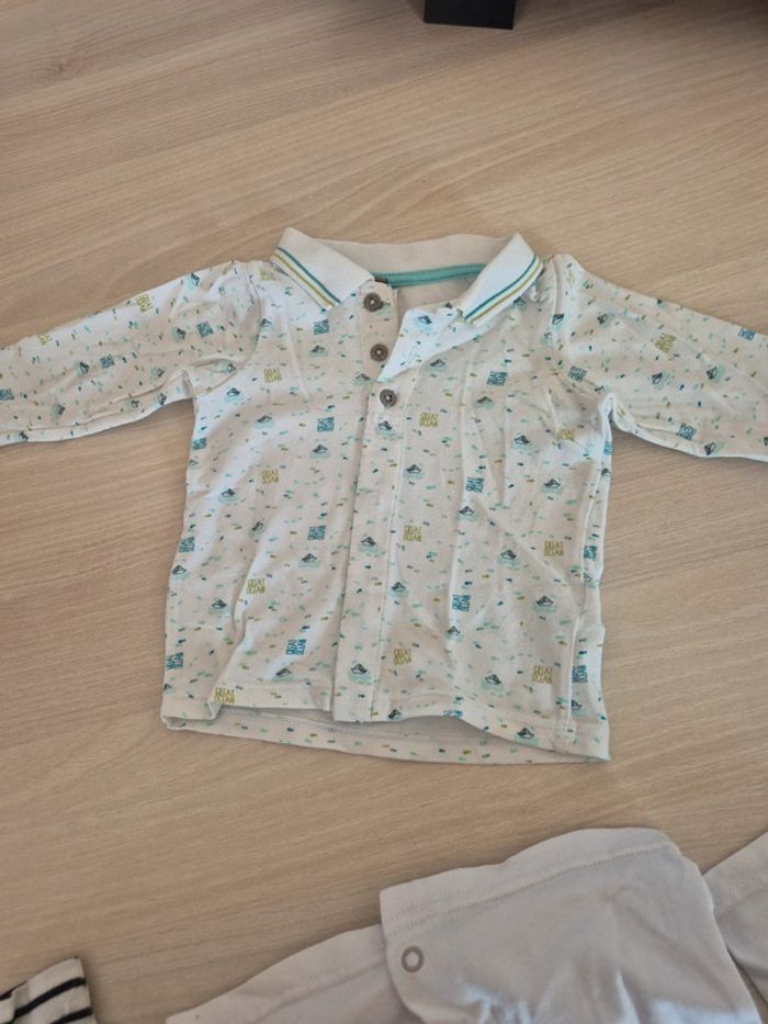 Lot de 3 t shirt manches longues 6 mois garçon - photo numéro 4
