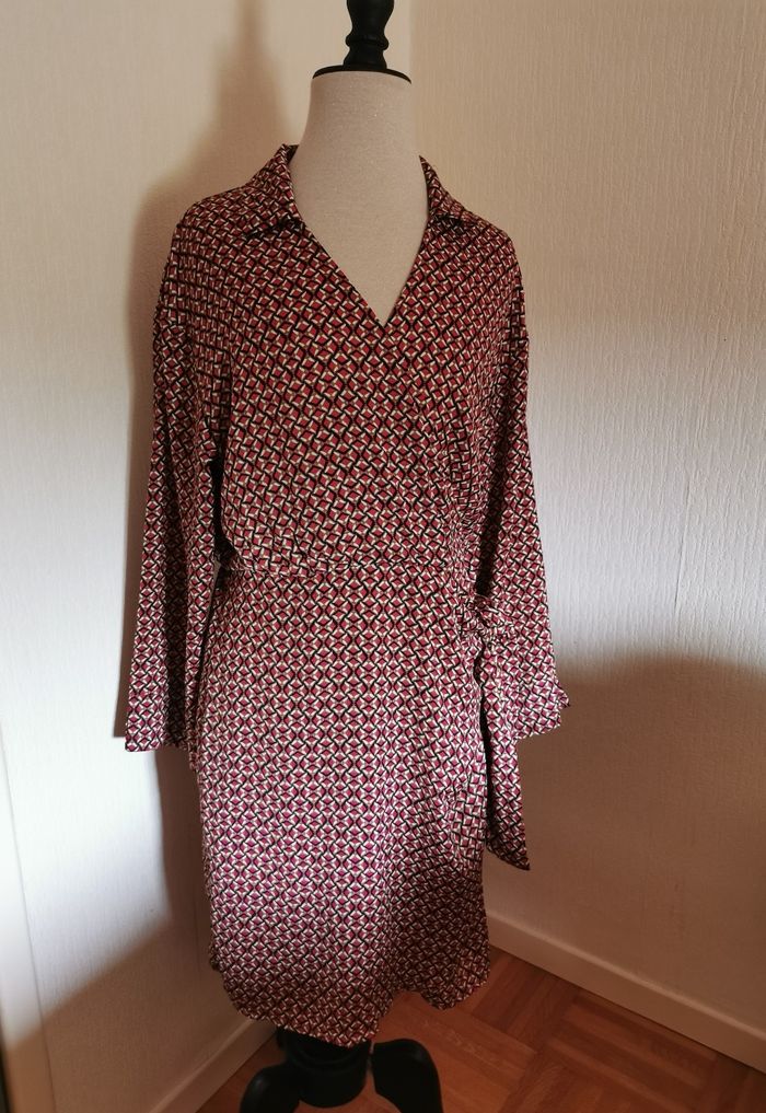 Robe col cache cœur La Halle