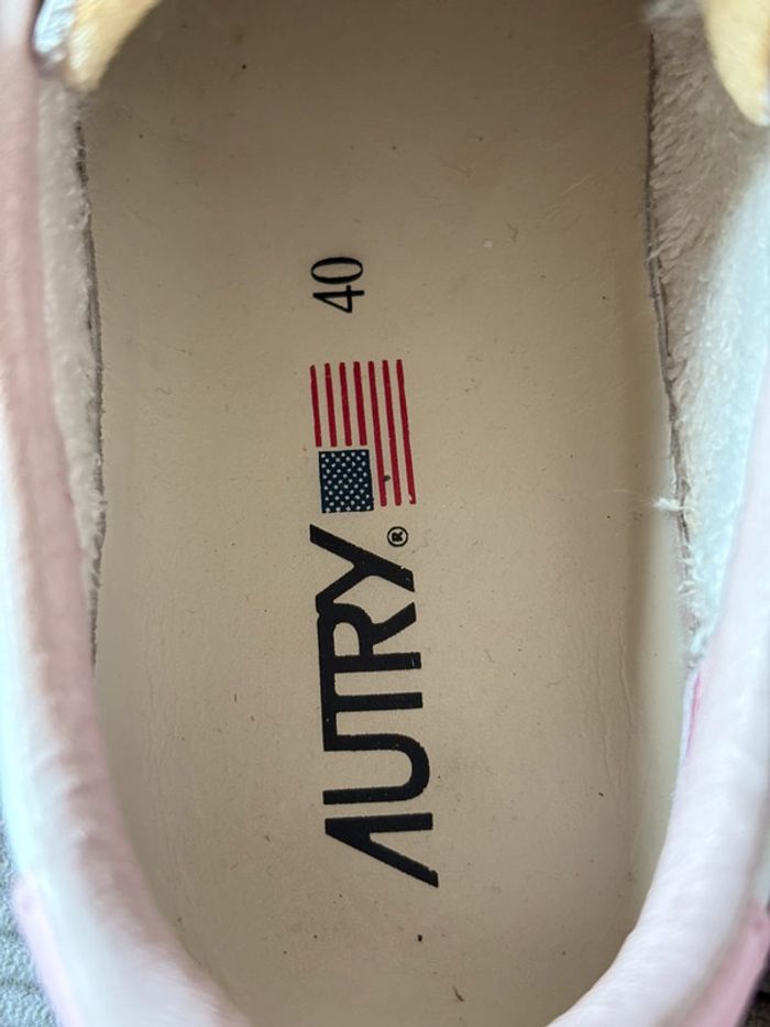 Chaussures autry medalist roses et blanches / taille 40 - photo numéro 7