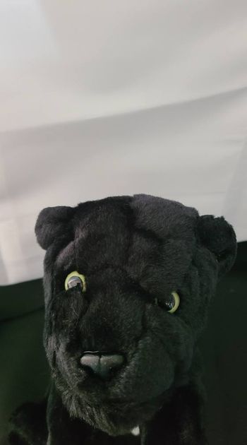 Doudou peluche panthère noire CMP