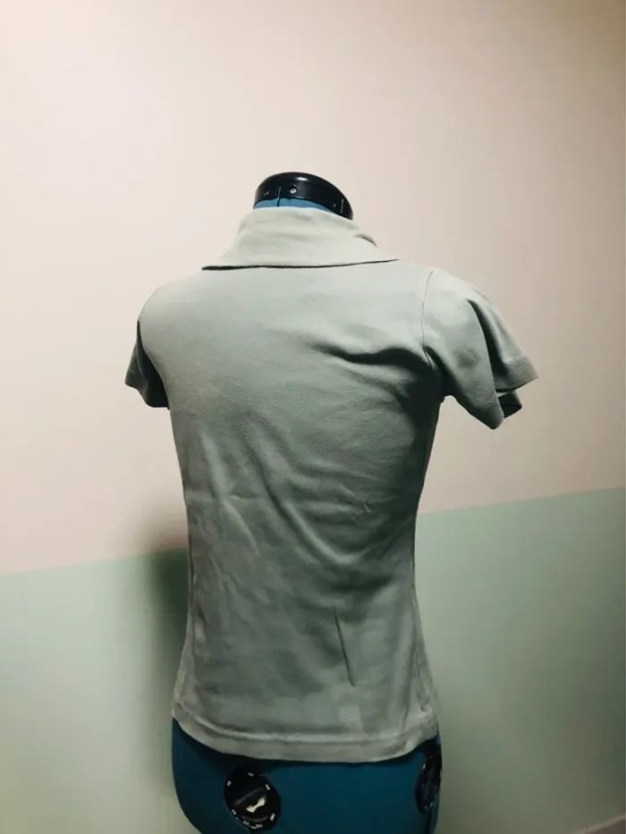 Polo femme vert taille 2 basic one - photo numéro 6