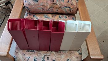Lot de 5 trieurs, boîtes pour revues. Dossiers . documents...