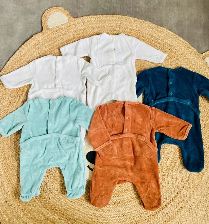 Lot 5 pyjamas 1 mois garçon - photo numéro 3
