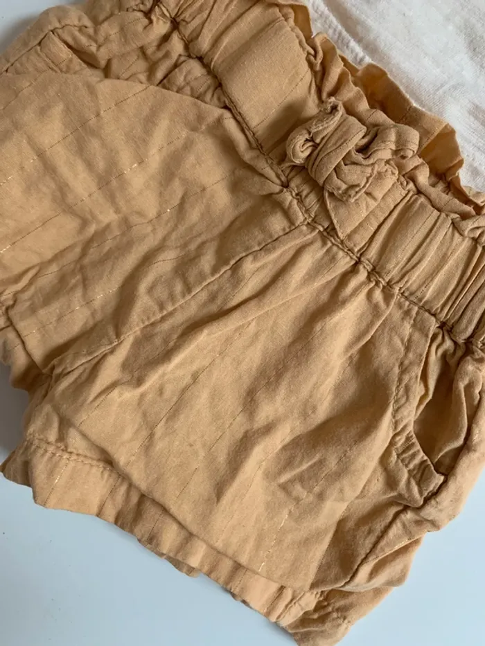 Ensemble 2 pièces été TAO t-shirt short 3 mois tbe - photo numéro 4