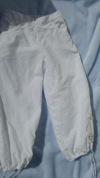 Pantacourt blanc Sergent Major 6 ans