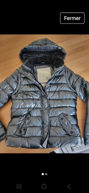 Doudoune métallisé