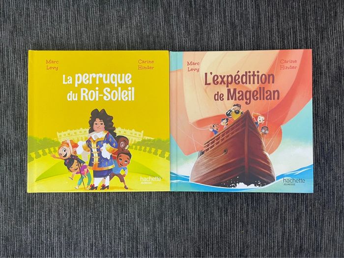 Lot e 2 livres - Marc Lévy et Carine Hinder - Hachette jeunesse