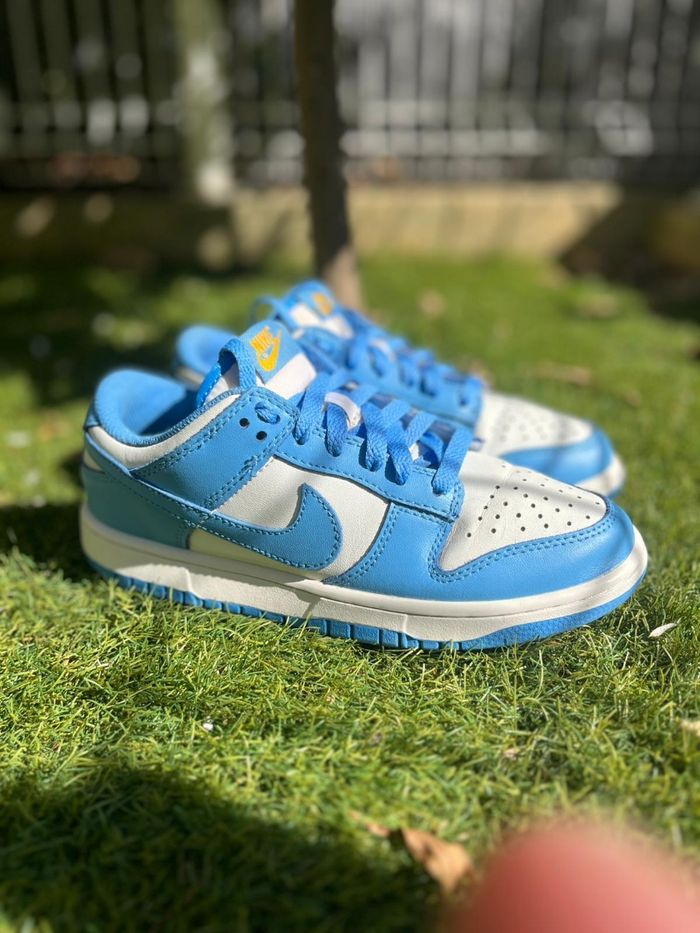 Nike Dunk Low Bleu et blanche - Taille 38 - photo numéro 3