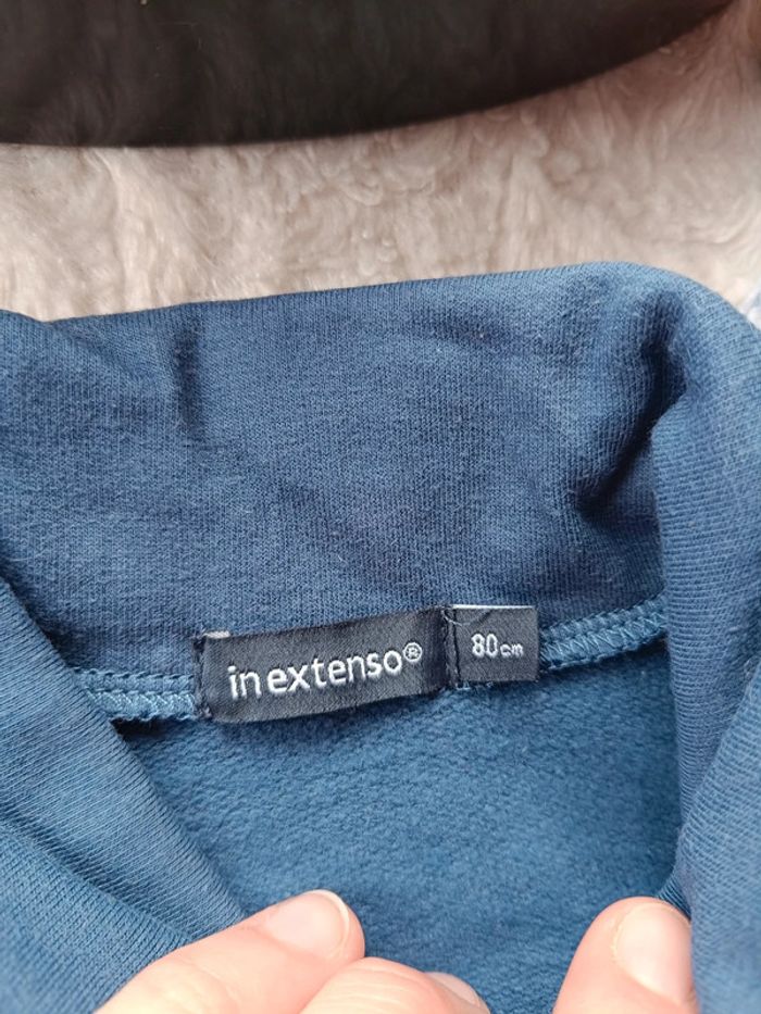 Sweat col V sans manche Garçon 12 mois In Extenso - photo numéro 5