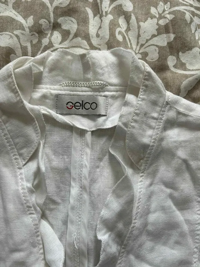Veste blanche gelco taille 44 - photo numéro 2
