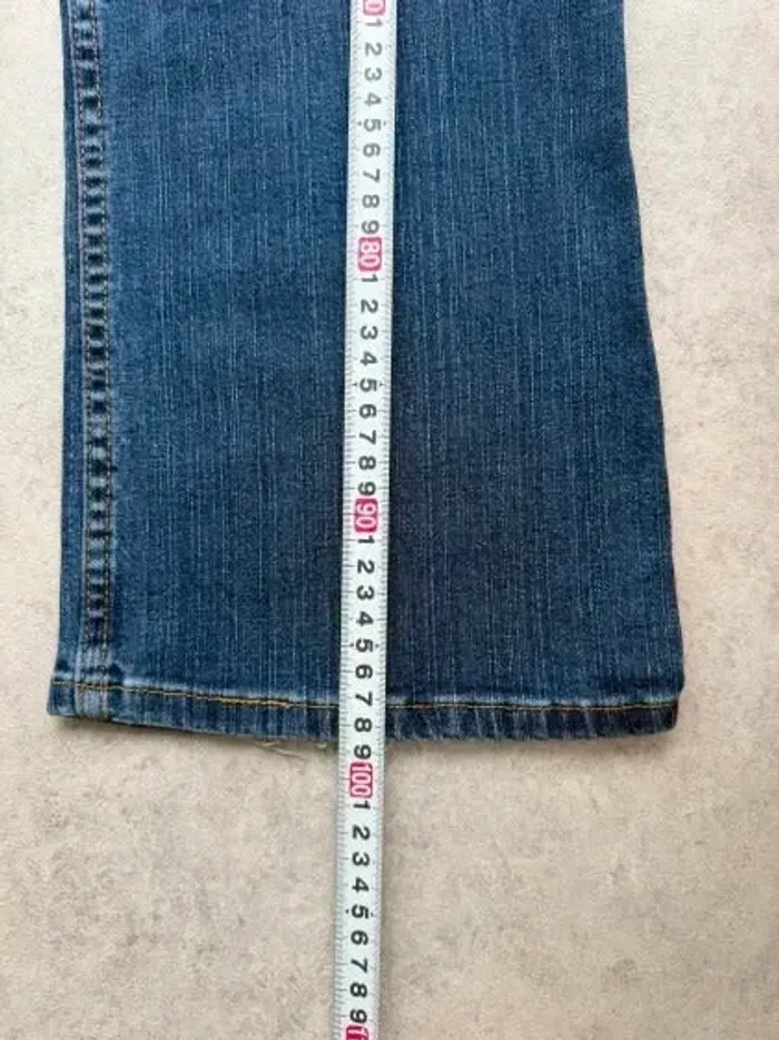 Jeans Levi's W36 FR46 coupe droite bleu marine Femme Women pan580b - photo numéro 4