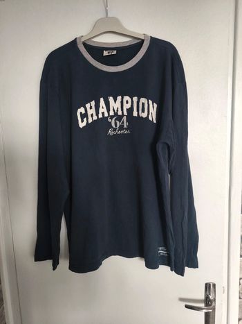Tee shirt manche longue champion taille XXL