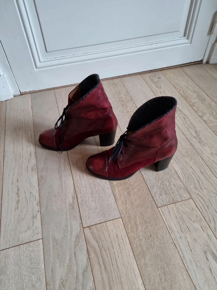 Bottines 37 hispanitas cuir - photo numéro 11