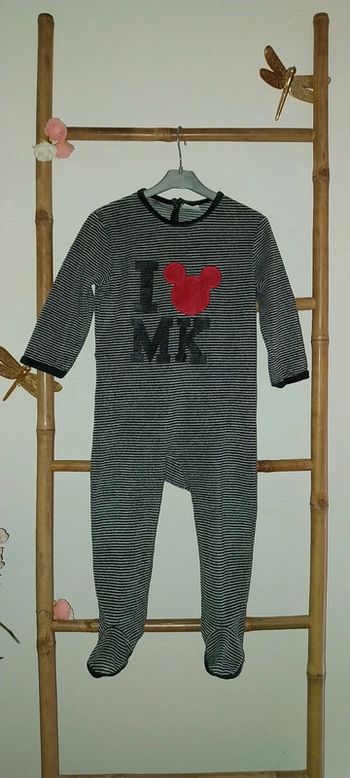 Pyjama/ dorsbien/ Grenouillère Mickey Mouse by Disney très bon état 24 mois/2 ans