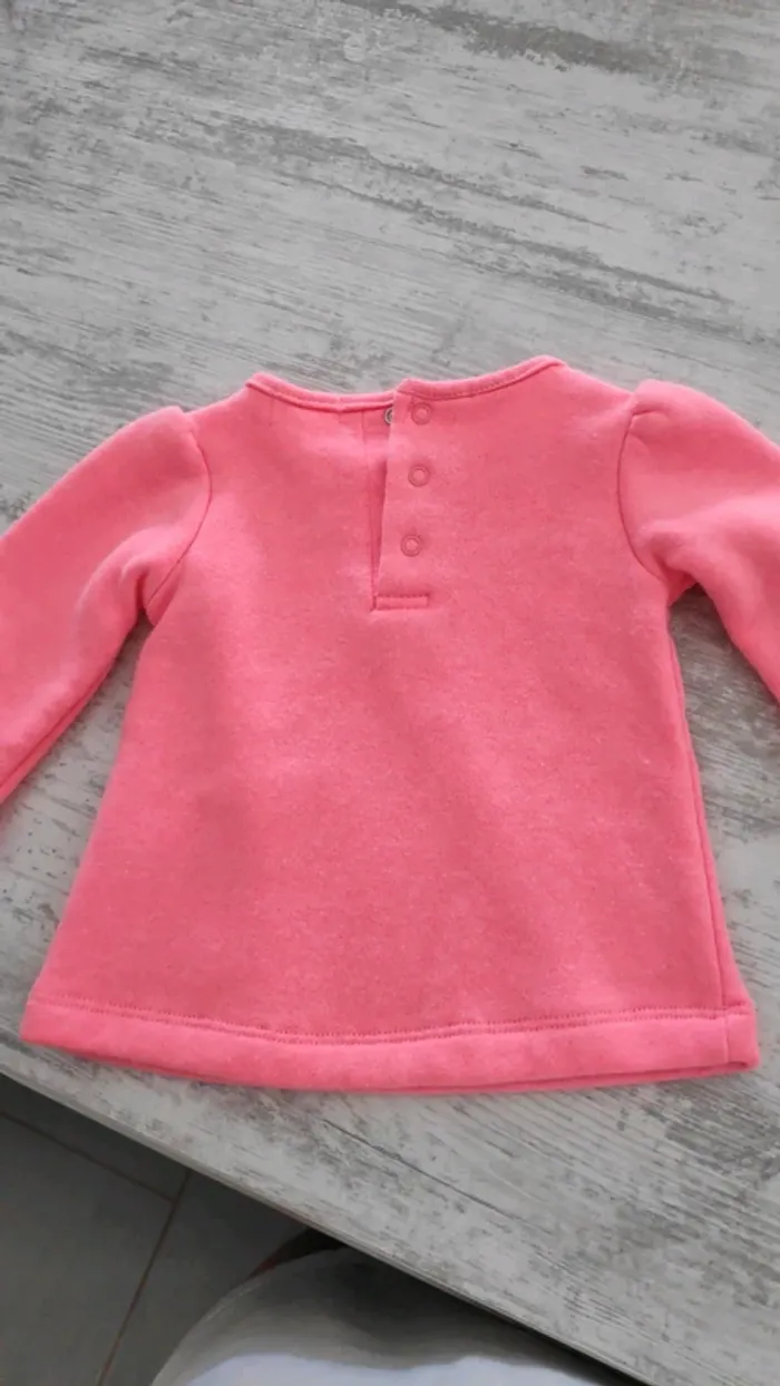 Pull rose fille 6mois - photo numéro 3