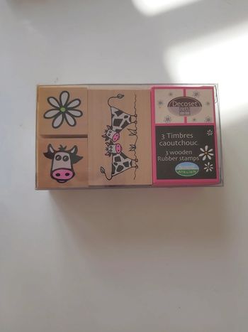 🦋 Lot tampons encreurs vache