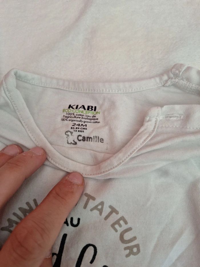 Lot de 3 Tee-shirt kiabi - photo numéro 4