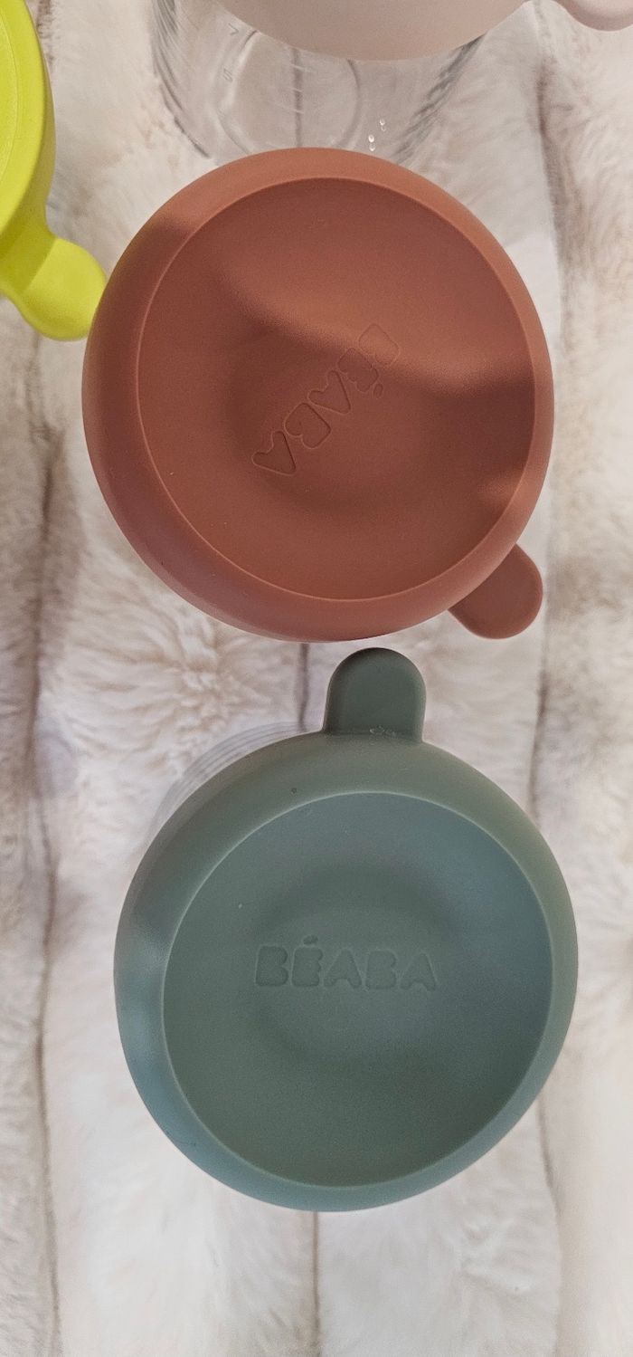 Lot de 5 pots en verre Béaba en très bon état. - photo numéro 4