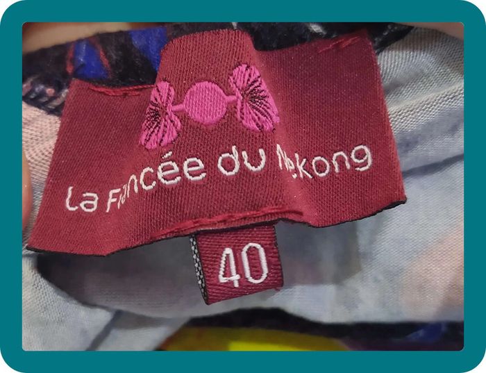 haut coloré La Fiancée du Mékong - photo numéro 3