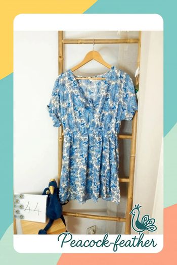 Tunique robe h&M bleue 44