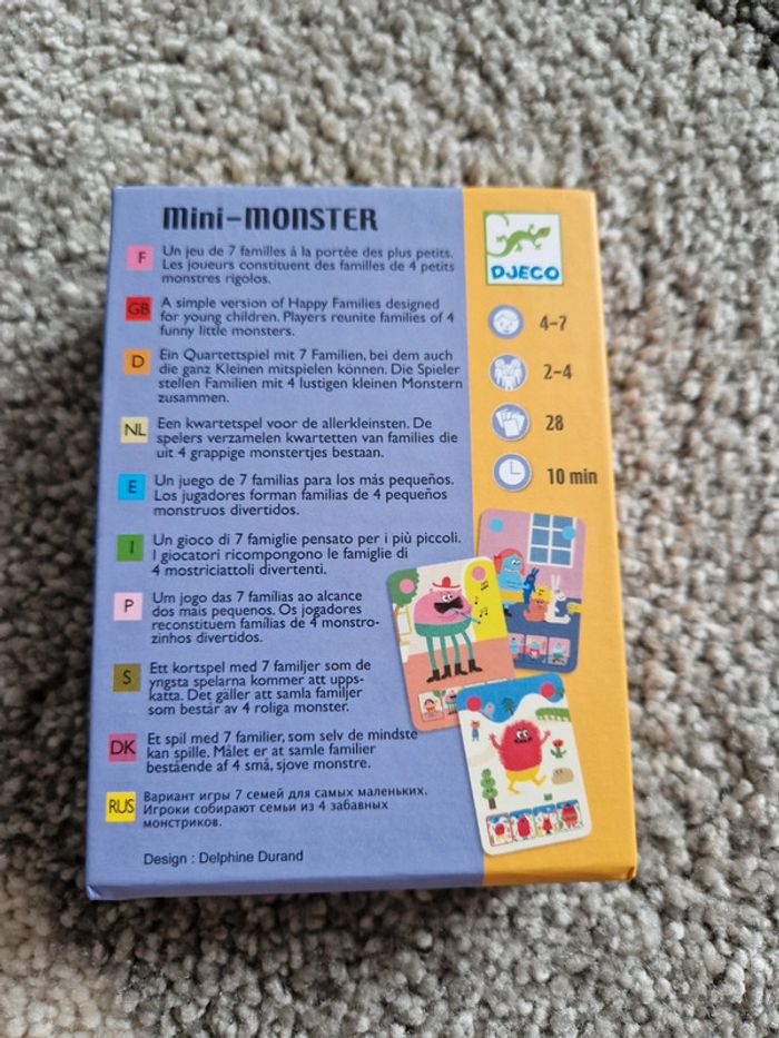 Jeu Mini Monster - photo numéro 2
