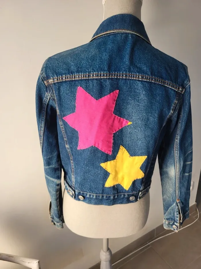 Veste jeans customisé