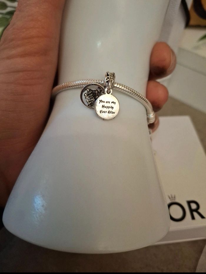 Charm double pendentifs mickey et minnie - photo numéro 4