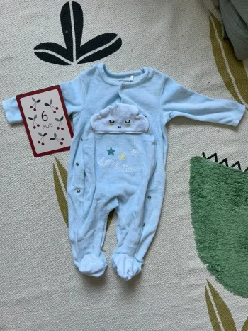 Pyjama velours 6 mois
