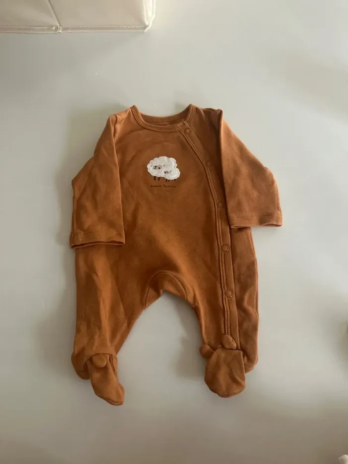 Lot pyjamas coton naissance mixte neuf - photo numéro 2