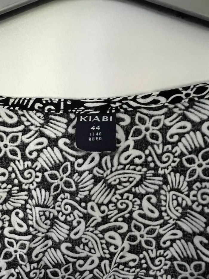 Robe noire et blanche maternité Kiabi - photo numéro 4
