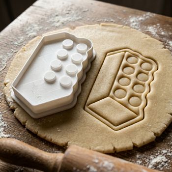 Emporte-pièce Brique de Construction style Lego pour Biscuits et Pâte à Sucre
