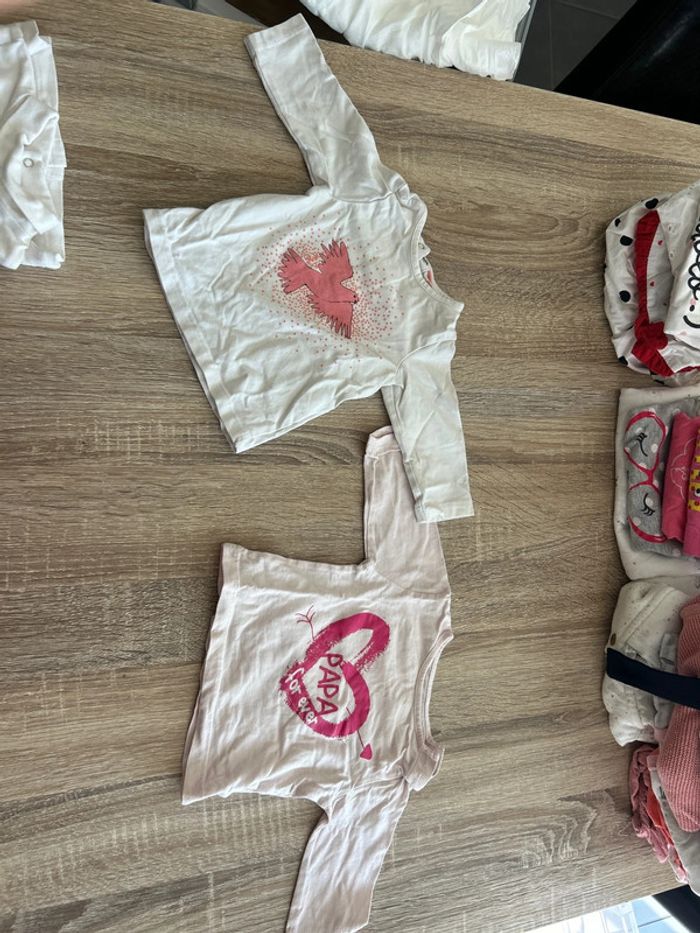 Lot tee shirt manches longues 3 mois