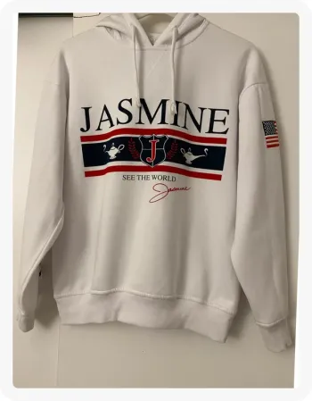 Sweat à capuche Jasmine blanc Undiz
