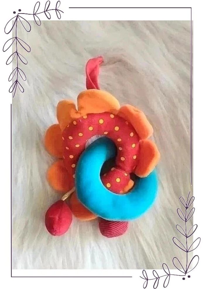 Anneaux bébé à suspendre en tissu velours - photo numéro 2