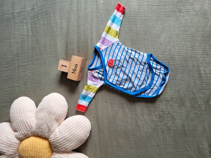 Joli lot 1 mois bébé mixte pyjamas grenouillères et un bodie - photo numéro 9