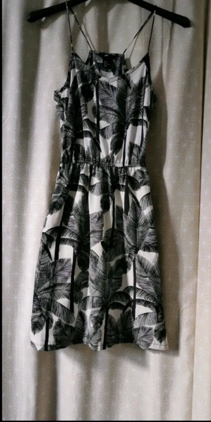 Robe feuillage h&m