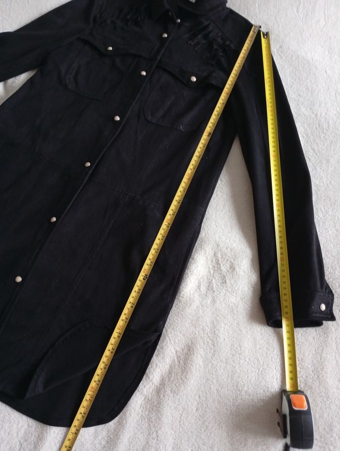 Veste Chemise en suédine noir 38 - photo numéro 6