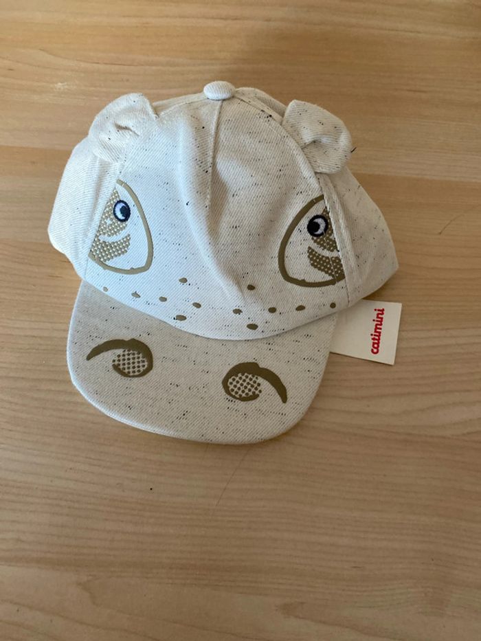 Casquette Catimini Thème hippopotame, 44 cm 6 12 mois neuves