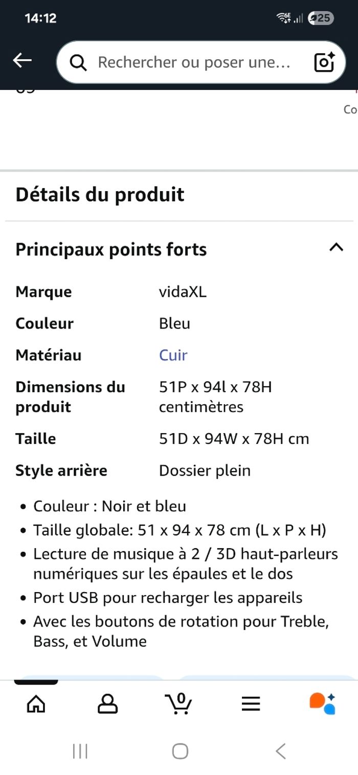 Fauteuil gaming - photo numéro 3